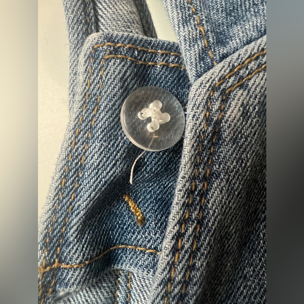 Old Navy Blue Denim Overalls - Picture 5 of 9